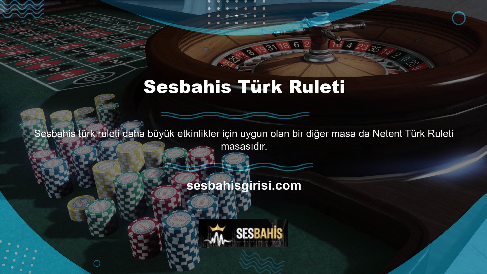 Katılmak isteyen oyuncuların Sesbahis Türk Blackjack masasında veya Sesbahis Netent Türk Ruleti masasında oynamaları gerekmektedir